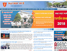 Tablet Screenshot of hueuni.edu.vn